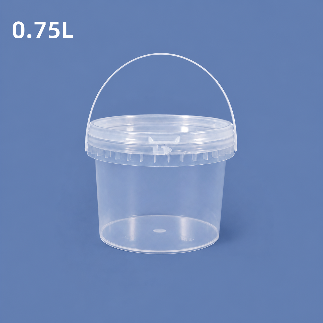 开口圆桶0.75L-透明