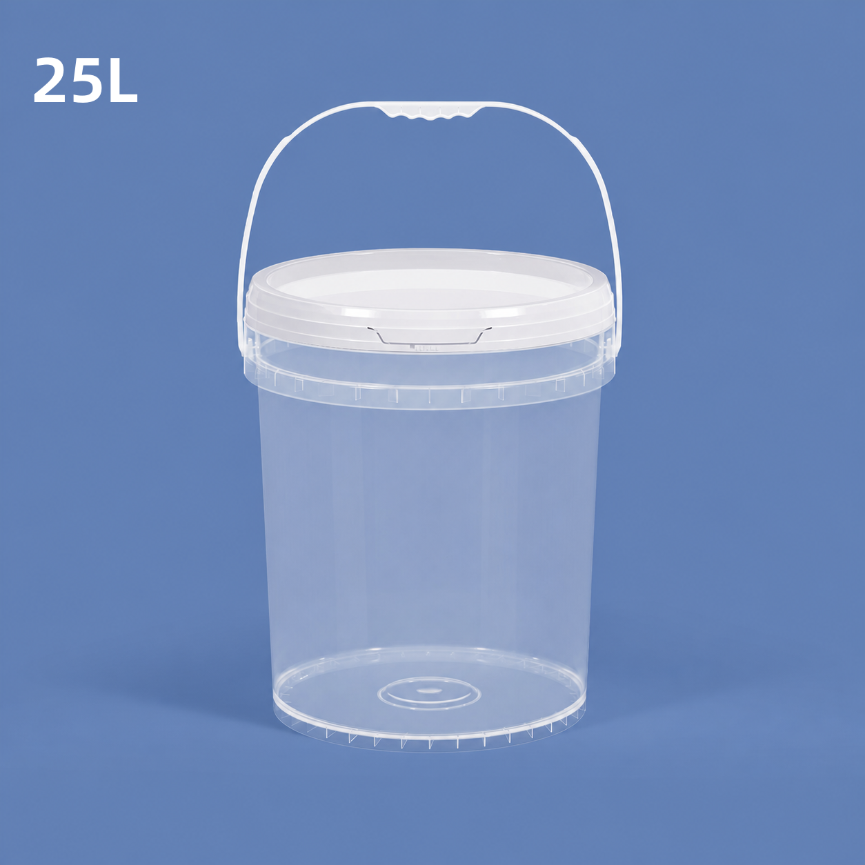 开口圆桶25L-透明