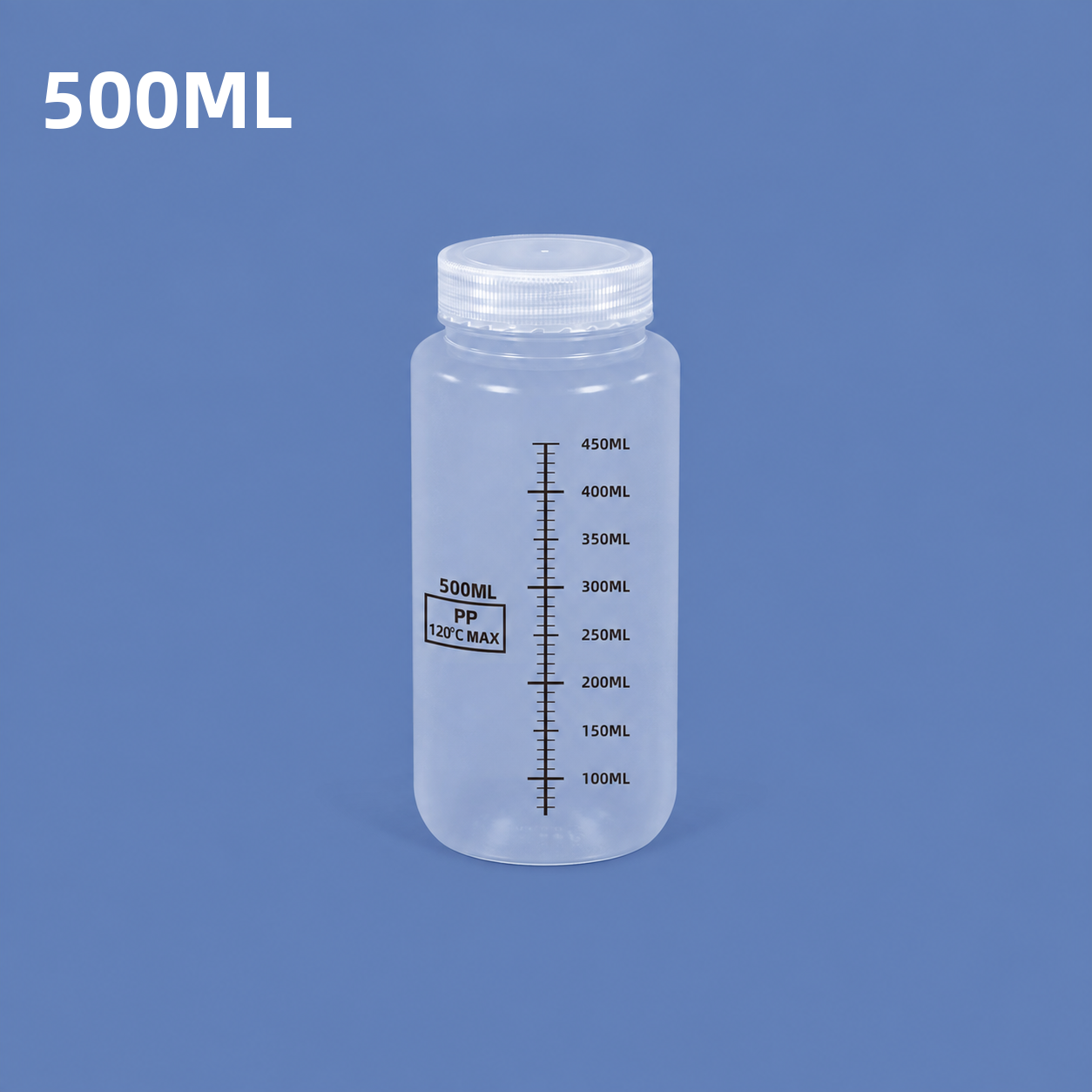 PP广口刻度瓶500ML-透明